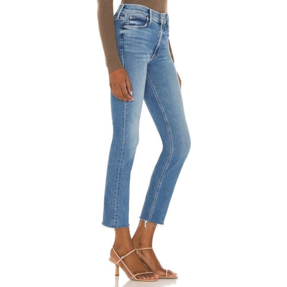 MOTHER Mid Rise The Rascal Ankle Fray Jeans - Picture 3 of 8